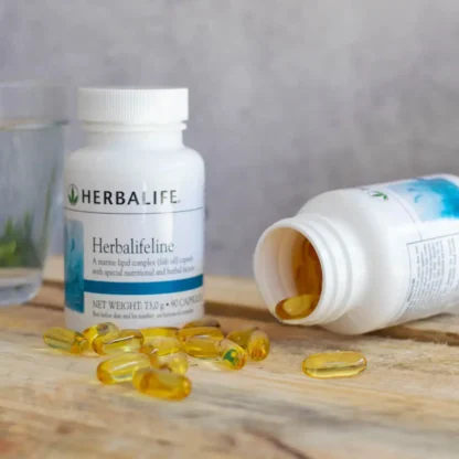 herbalifeline open container with tablets