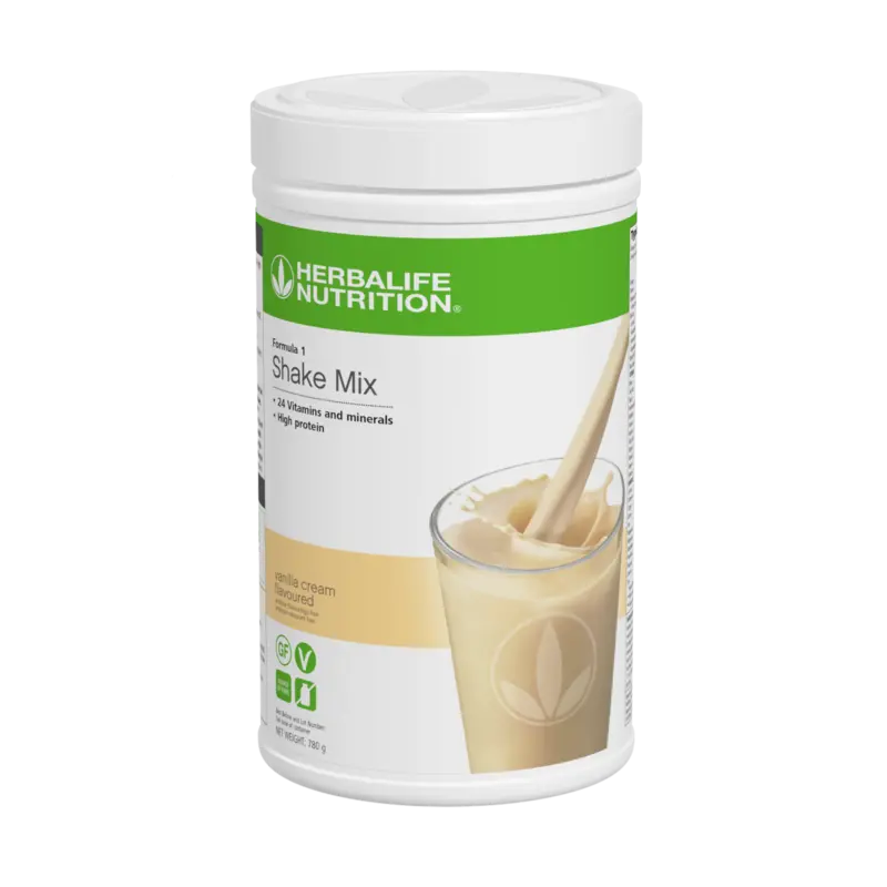 herbalife formula 1 shake mix vanilla cream 780g