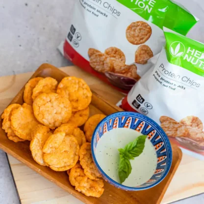 herbalife high protein chips in bowl