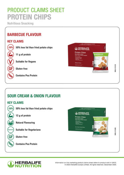 herbalife protein chips flavour differences