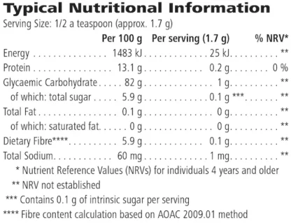 herbalife tea instant herbal beverage nutritional information