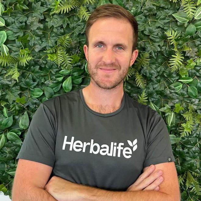 Herbalife south Africa member Lee Hockins